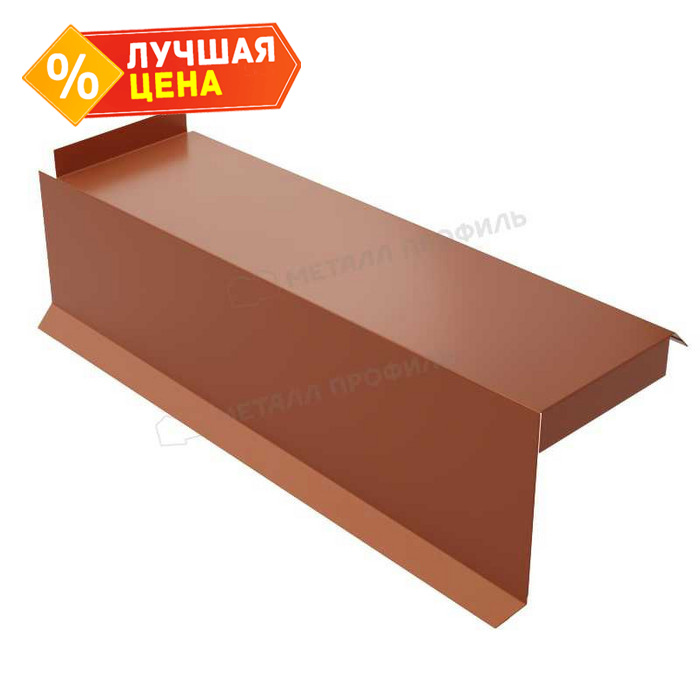 Планка сегментная торцевая левая 400 мм NormanMP (ПЭ-01-8004-0.5)
