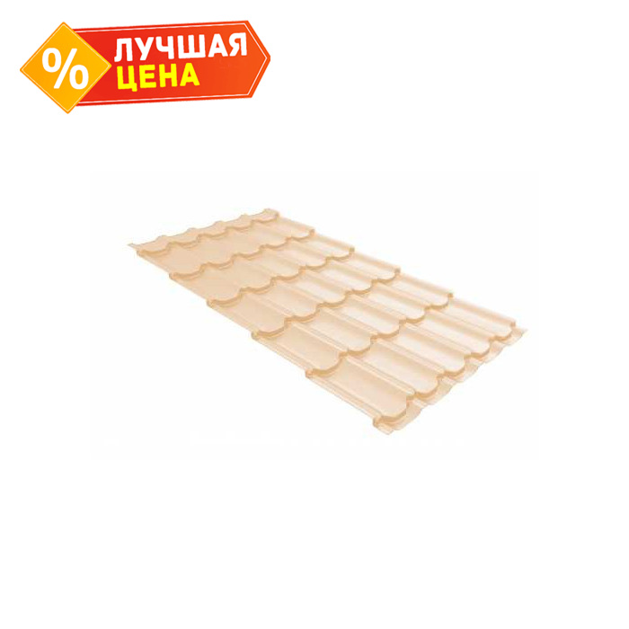 Металлочерепица Grand Line Kvinta plus (Квинта Плюс) 0,45 Полиэстер RAL 1015 Светлая слоновая кость